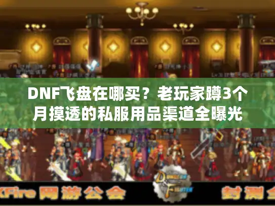 DNF飞盘在哪买？老玩家蹲3个月摸透的私服用品渠道全曝光