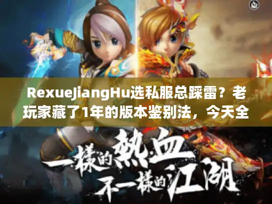 RexueJiangHu选私服总踩雷？老玩家藏了1年的版本鉴别法，今天全说透