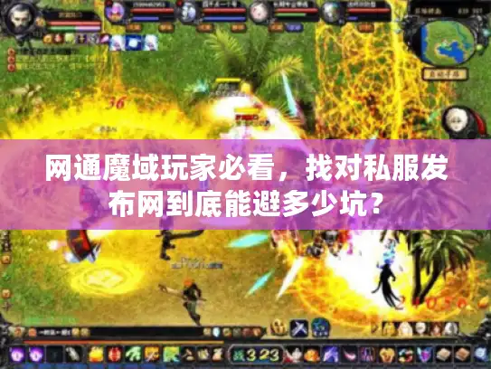 网通魔域玩家必看，找对私服发布网到底能避多少坑？