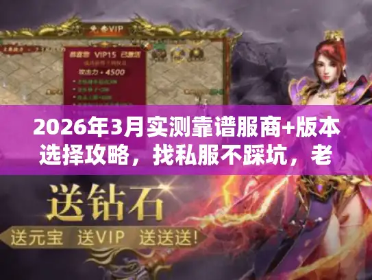 2026年3月实测靠谱服商+版本选择攻略，找私服不踩坑，老玩家私藏避坑清单