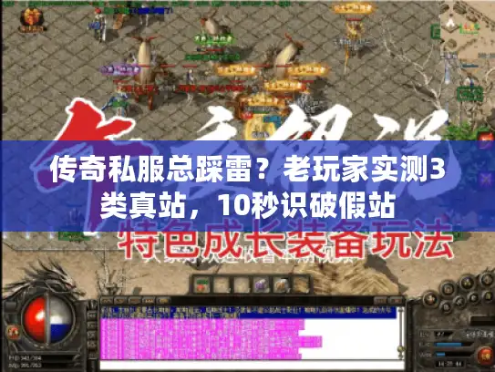 传奇私服总踩雷？老玩家实测3类真站，10秒识破假站