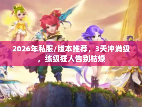 2026年私服/版本推荐，3天冲满级，练级狂人告别枯燥