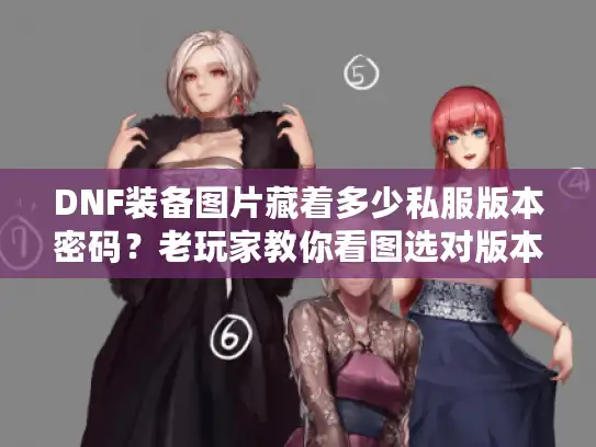 DNF装备图片藏着多少私服版本密码？老玩家教你看图选对版本
