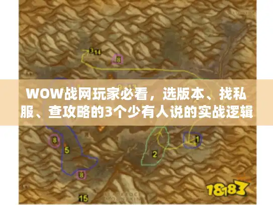 WOW战网玩家必看，选版本、找私服、查攻略的3个少有人说的实战逻辑