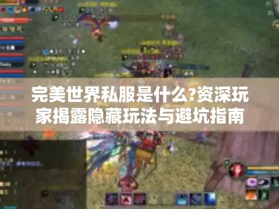 完美世界私服是什么?资深玩家揭露隐藏玩法与避坑指南
