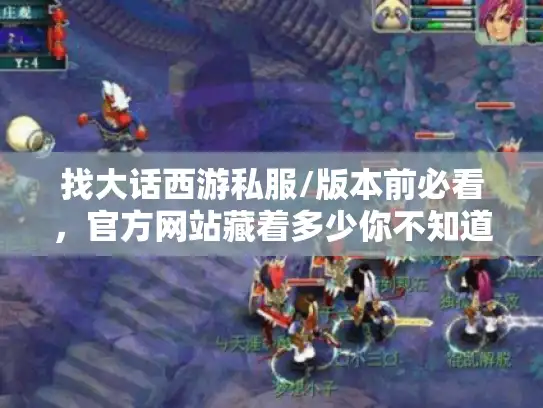 找大话西游私服/版本前必看，官方网站藏着多少你不知道的避坑密码？