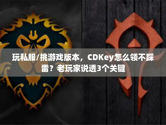 玩私服/挑游戏版本，CDKey怎么领不踩雷？老玩家说透3个关键