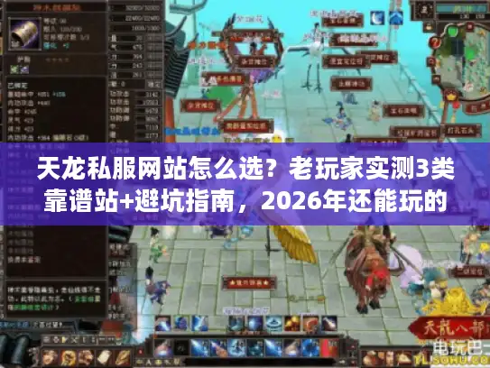 天龙私服网站怎么选？老玩家实测3类靠谱站+避坑指南，2026年还能玩的版本全在这