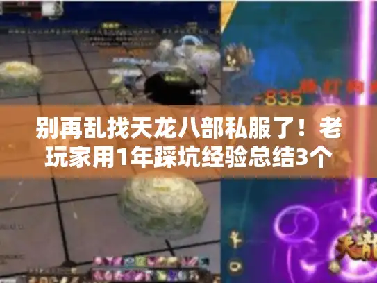 别再乱找天龙八部私服了!老玩家用1年踩坑经验总结3个黄金筛选法 别再乱找天龙八部私服了!老玩家用1年踩坑经验总结3个黄金筛选法