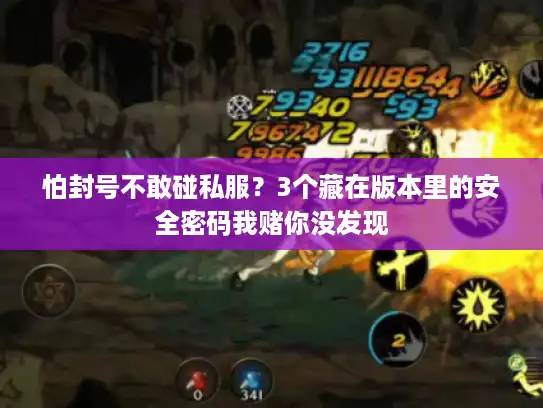 怕封号不敢碰私服？3个藏在版本里的安全密码我赌你没发现