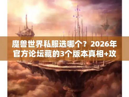 魔兽世界私服选哪个?2026年官方论坛藏的3个版本真相+攻略避坑 魔兽世界私服选哪个?2026年官方论坛藏的3个版本真相+攻略避坑