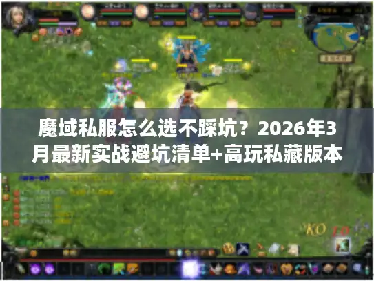 魔域私服怎么选不踩坑？2026年3月最新实战避坑清单+高玩私藏版本推荐