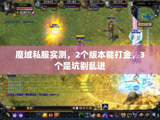 魔域私服实测，2个版本能打金，3个是坑别乱进