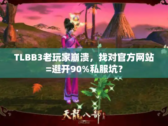 TLBB3老玩家崩溃，找对官方网站=避开90%私服坑？