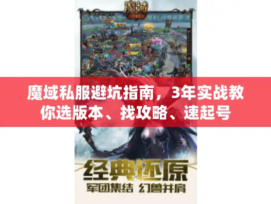 魔域私服避坑指南，3年实战教你选版本、找攻略、速起号