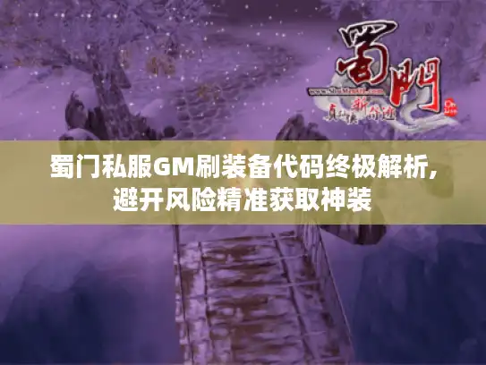蜀门私服GM刷装备代码终极解析,避开风险精准获取神装