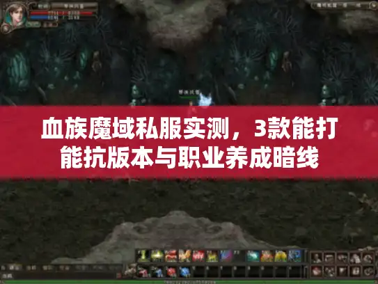 血族魔域私服实测，3款能打能抗版本与职业养成暗线