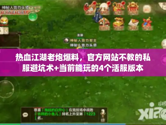 热血江湖老炮爆料，官方网站不教的私服避坑术+当前能玩的4个活服版本