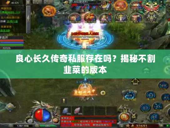 良心长久传奇私服存在吗？揭秘不割韭菜的版本