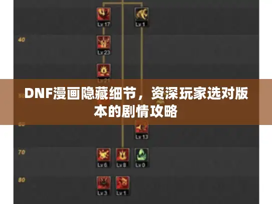 DNF漫画隐藏细节,资深玩家选对版本的剧情攻略 DNF漫画隐藏细节,资深玩家选对版本的剧情攻略