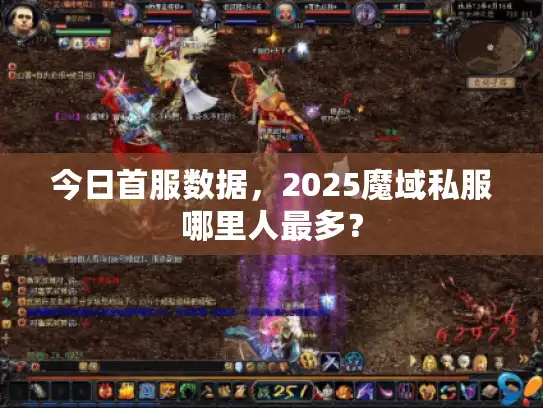 今日首服数据，2025魔域私服哪里人最多？