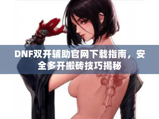 DNF双开辅助官网下载指南,安全多开搬砖技巧揭秘 DNF双开辅助官网下载指南,安全多开搬砖技巧揭秘