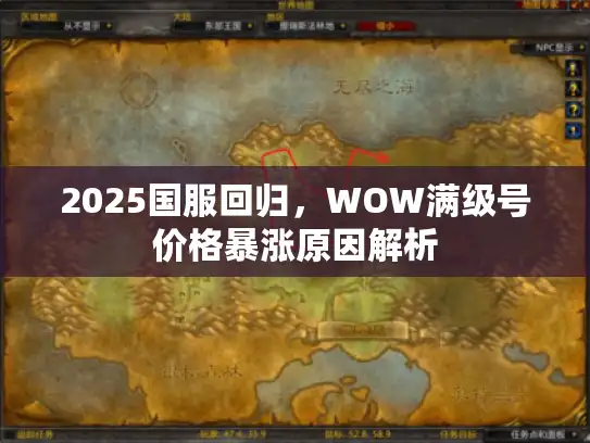 2025国服回归，WOW满级号价格暴涨原因解析