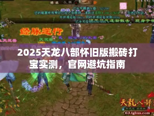 2025天龙八部怀旧版搬砖打宝实测，官网避坑指南