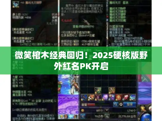微笑棺木经典回归！2025硬核版野外红名PK开启