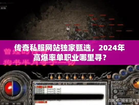 传奇私服网站独家甄选,2024年高爆率单职业哪里寻? 传奇私服网站独家甄选,2024年高爆率单职业哪里寻?