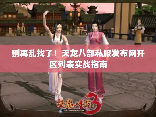 别再乱找了！天龙八部私服发布网开区列表实战指南