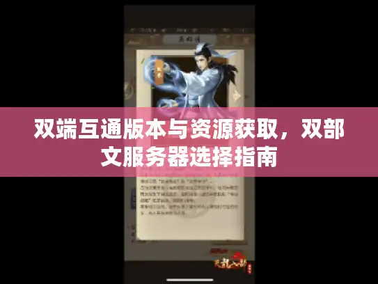 双端互通版本与资源获取，双部文服务器选择指南