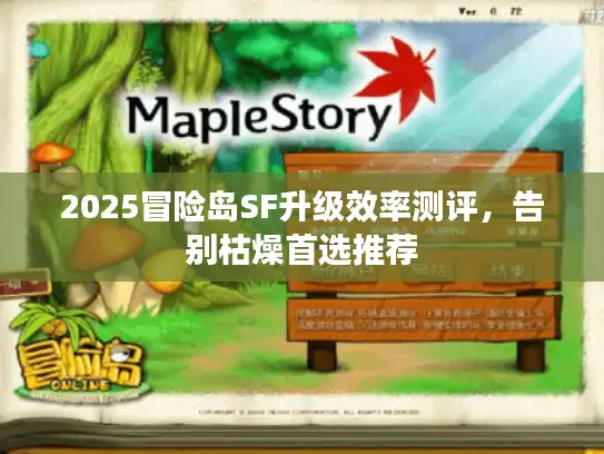 2025冒险岛SF升级效率测评，告别枯燥首选推荐