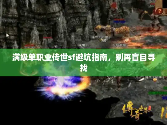 满级单职业传世sf避坑指南，别再盲目寻找