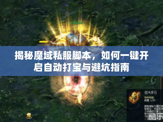 揭秘魔域私服脚本，如何一键开启自动打宝与避坑指南