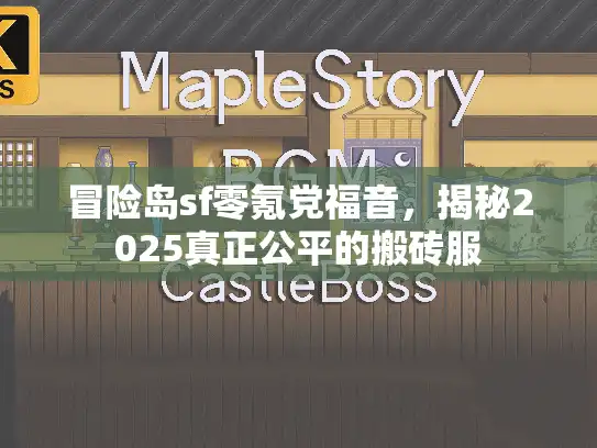 冒险岛sf零氪党福音，揭秘2025真正公平的搬砖服