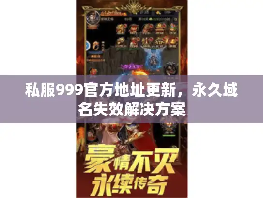 私服999官方地址更新，永久域名失效解决方案