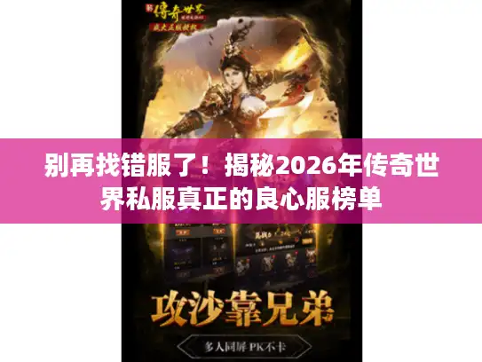 别再找错服了！揭秘2026年传奇世界私服真正的良心服榜单