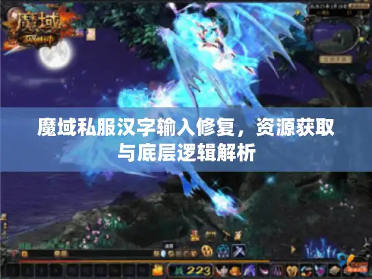 魔域私服汉字输入修复，资源获取与底层逻辑解析