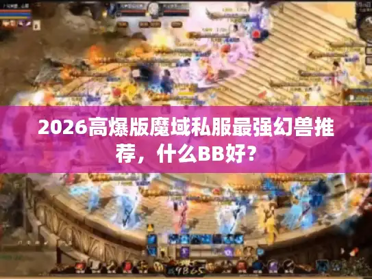 2026高爆版魔域私服最强幻兽推荐，什么BB好？