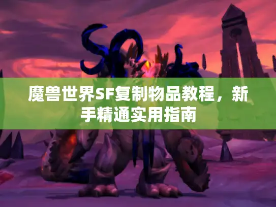 魔兽世界SF复制物品教程，新手精通实用指南