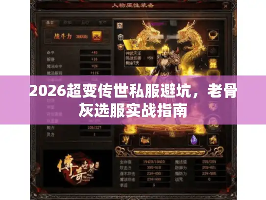 2026超变传世私服避坑，老骨灰选服实战指南