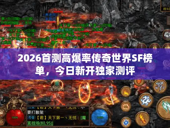 2026首测高爆率传奇世界SF榜单，今日新开独家测评