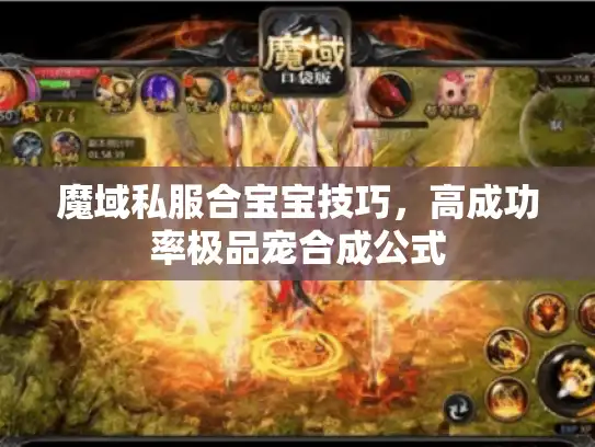 魔域私服合宝宝技巧,高成功率极品宠合成公式 魔域私服合宝宝技巧,高成功率极品宠合成公式