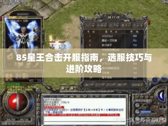 85星王合击开服指南，选服技巧与进阶攻略