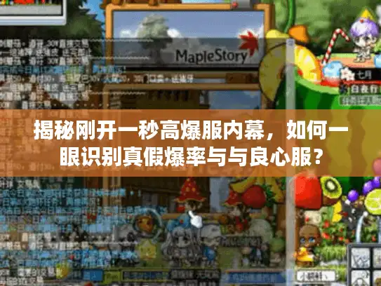 揭秘刚开一秒高爆服内幕，如何一眼识别真假爆率与与良心服？