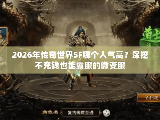 2026年传奇世界SF哪个人气高？深挖不充钱也能霸服的微变服