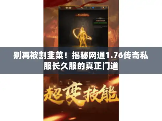 别再被割韭菜！揭秘网通1.76传奇私服长久服的真正门道
