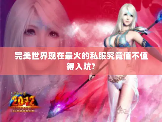 完美世界现在最火的私服究竟值不值得入坑?