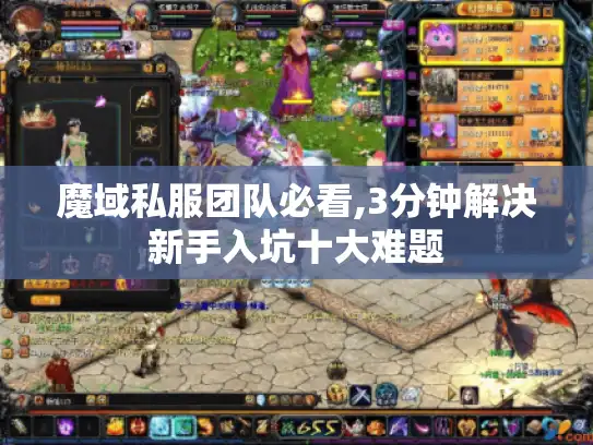 魔域私服团队必看,3分钟解决新手入坑十大难题